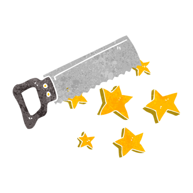 Bir insan tarafından çizilmiş serbest çizim retro karikatür