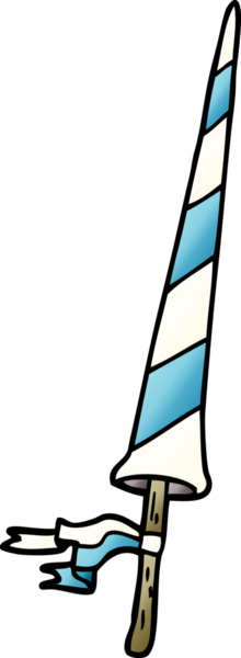 karikatür şövalyeleri bir insan tarafından çizilmiş mızrak