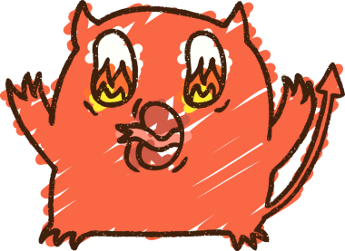 Alevli Küçük Tebeşir Bir insan tarafından çizilmiş