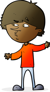 Bir insan tarafından çizilmiş garip bir adam.