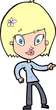 Bir insan tarafından çizilmiş güzel bir kadın.