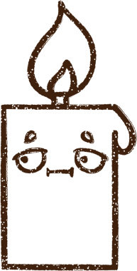 Mum Kömürü Bir insan tarafından çizilmiş