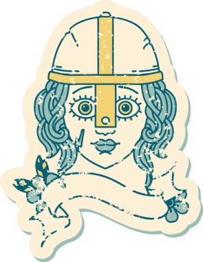 Retro Dövme Tarzı İnsan Dövüşçüsü Bir insan tarafından çizildi