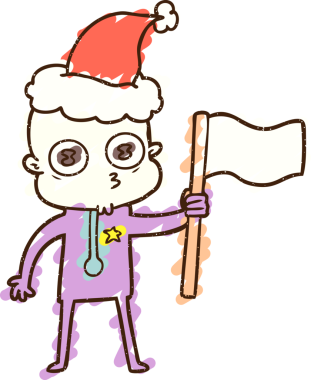 Bir insan tarafından çizilen Garip Uzaylı Tebeşiri