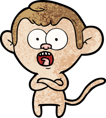 Bir insan tarafından çizilmiş bir karikatür.