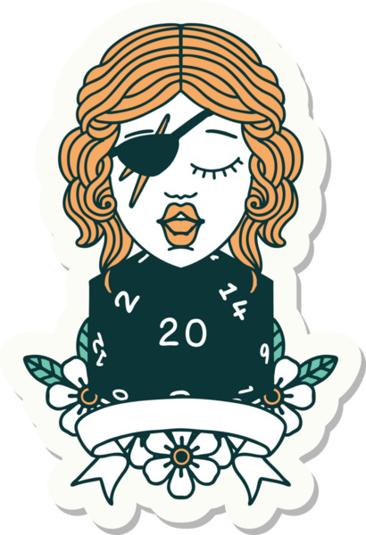 Bir insan tarafından çizilmiş doğal 20 zarlı düzenbaz insan etiketi.