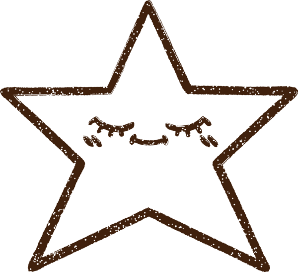 Bir insan tarafından çizilen Yıldız Kömürü Çizimi