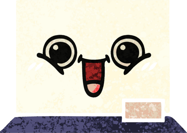 Bir insan tarafından çizilmiş beyaz bir panonun retro çizim tarzı karikatürü