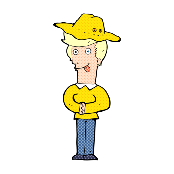 Bir insan tarafından çizilmiş çizgi film şapkası.