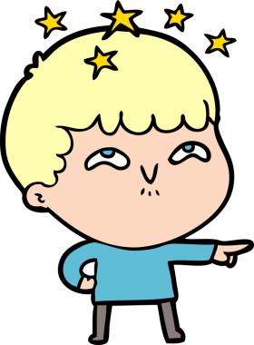 çizgi film bir insan tarafından çizilmiş hayret verici çocuk.