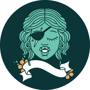 Bir insan tarafından çizilmiş Ork düzenbaz karakter simgesi