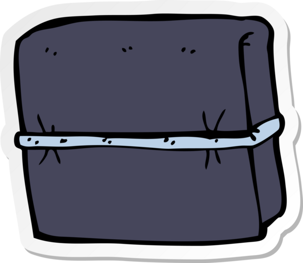 Bir insan tarafından çizilmiş bir karikatür iş dosyasının etiketi