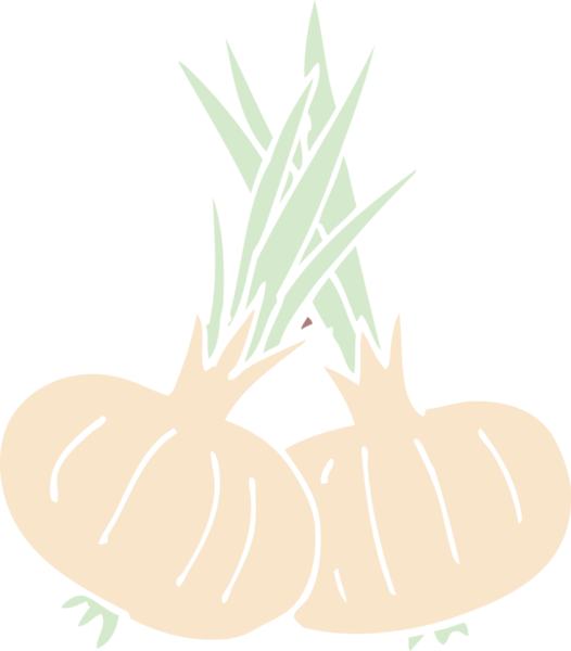 Bir insan tarafından çizilmiş karalama soğanı.