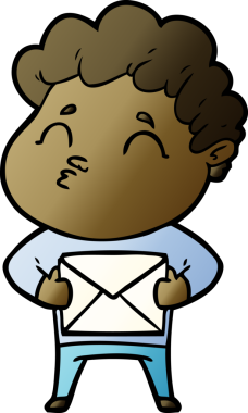 Çizgi film adamı somurtuyor Bir insan tarafından çizilmiş