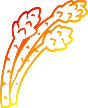 Bir insan tarafından çizilmiş bir çizgi film kuşkonmaz çizimi.