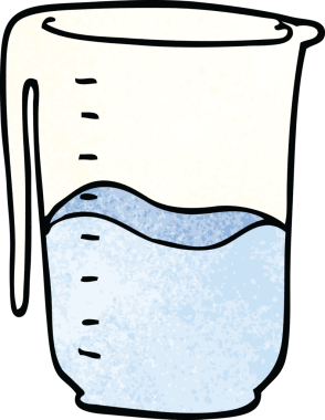 Bir insan tarafından çizilmiş karalama sürahisi.