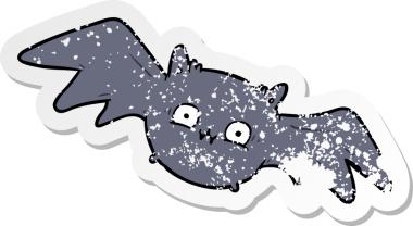 Bir insan tarafından çizilmiş karikatür cadılar bayramı sopası.