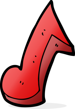 bir insan tarafından çizilmiş karikatür notası