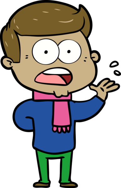 Bir insan tarafından çizilmiş bir karikatür.