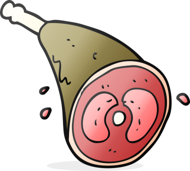 Bir insan tarafından çizilmiş karikatür eti.