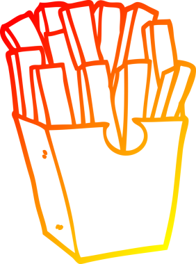 Bir insan tarafından çizilmiş bir çizgi film çizimi.