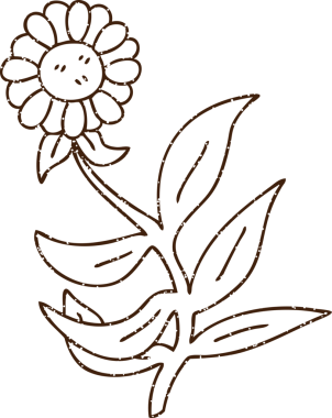 Bir insan tarafından çizilen Mutlu Çiçek Kömürü