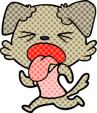 Bir insan tarafından çizilmiş iğrenç bir çizgi film.