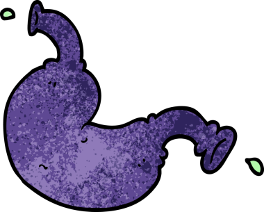 bir insan tarafından çizilmiş karalama organı