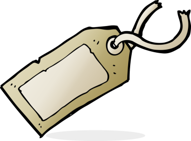 bir insan tarafından çizilmiş bavul etiketi