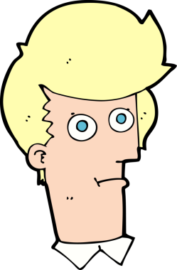 Bir insan tarafından çizilmiş bir çizgi film.