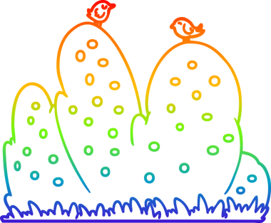 gökkuşağı gradyan çizgi çizimi bir insan tarafından çizilmiş bir çit
