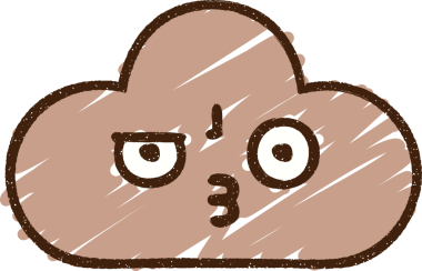 Bir insan tarafından çizilen Fırtına Bulutu Tebeşiri