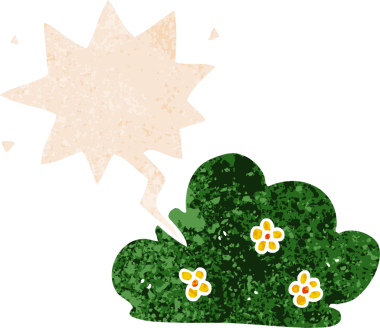 bir insan tarafından çizilmiş grunge sıkıntılı retro biçimli konuşma kabarcığı ile karikatür çiti