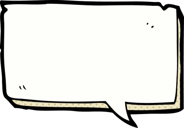 bir insan tarafından çizilmiş karikatür konuşma balonu