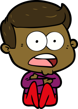 Bir insan tarafından çizilmiş bir karikatür.