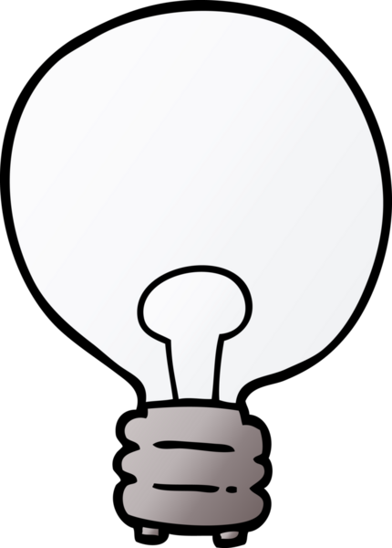 Bir insan tarafından çizilmiş karalama lambası.