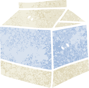 Retro illüstrasyon tarzı tuhaf karikatür retro illüstrasyon tarzı bir insan tarafından çizilmiş tuhaf süt karikatürü.