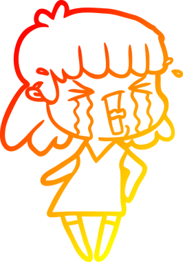 Bir insan tarafından çizilmiş bir karikatür kadın çizimi