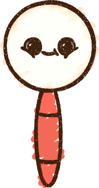 Bir insan tarafından çizilen Büyüteç Tebeşir Çizimi