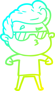 Bir insan tarafından çizilmiş karikatür karikatürü.