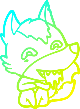 Bir insan tarafından çizilmiş karikatür çizimi.