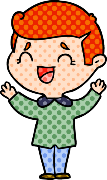 Bir insan tarafından çizilmiş gülen adam.