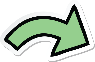 Bir insan tarafından çizilmiş sevimli bir çizgi filmin çıkartması.