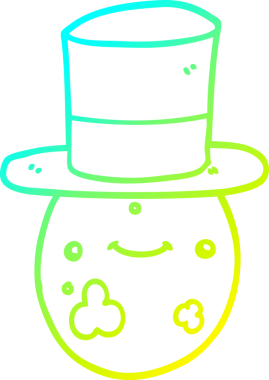 Bir insan tarafından çizilmiş havalı bir karikatür çizimi.