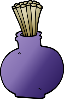 Bir insan tarafından çizilmiş karalama kavanozu.