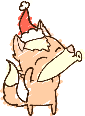 Bir insan tarafından çizilen Noel Kurdu Tebeşiri