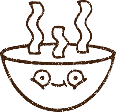 Sıcak Çorba Kömürü Bir insan tarafından çizilmiş