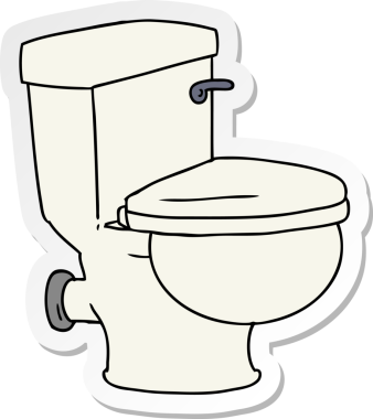 Bir insan tarafından çizilmiş tuvalet kağıdı karalaması.