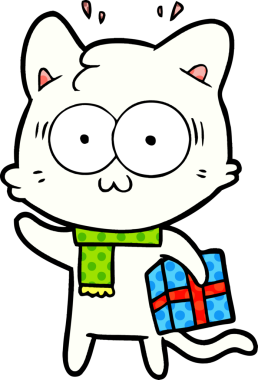 Bir insan tarafından çizilmiş, sürpriz bir çizgi film.