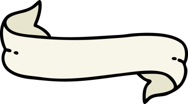 bir insan tarafından çizilmiş geleneksel bir pankart dövmesi